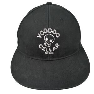 Vodoo Cellar Boise Snapback Hat Black One Size Adjustable Quake City Caps